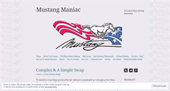 Desktop Screenshot of mustangmaniac.org
